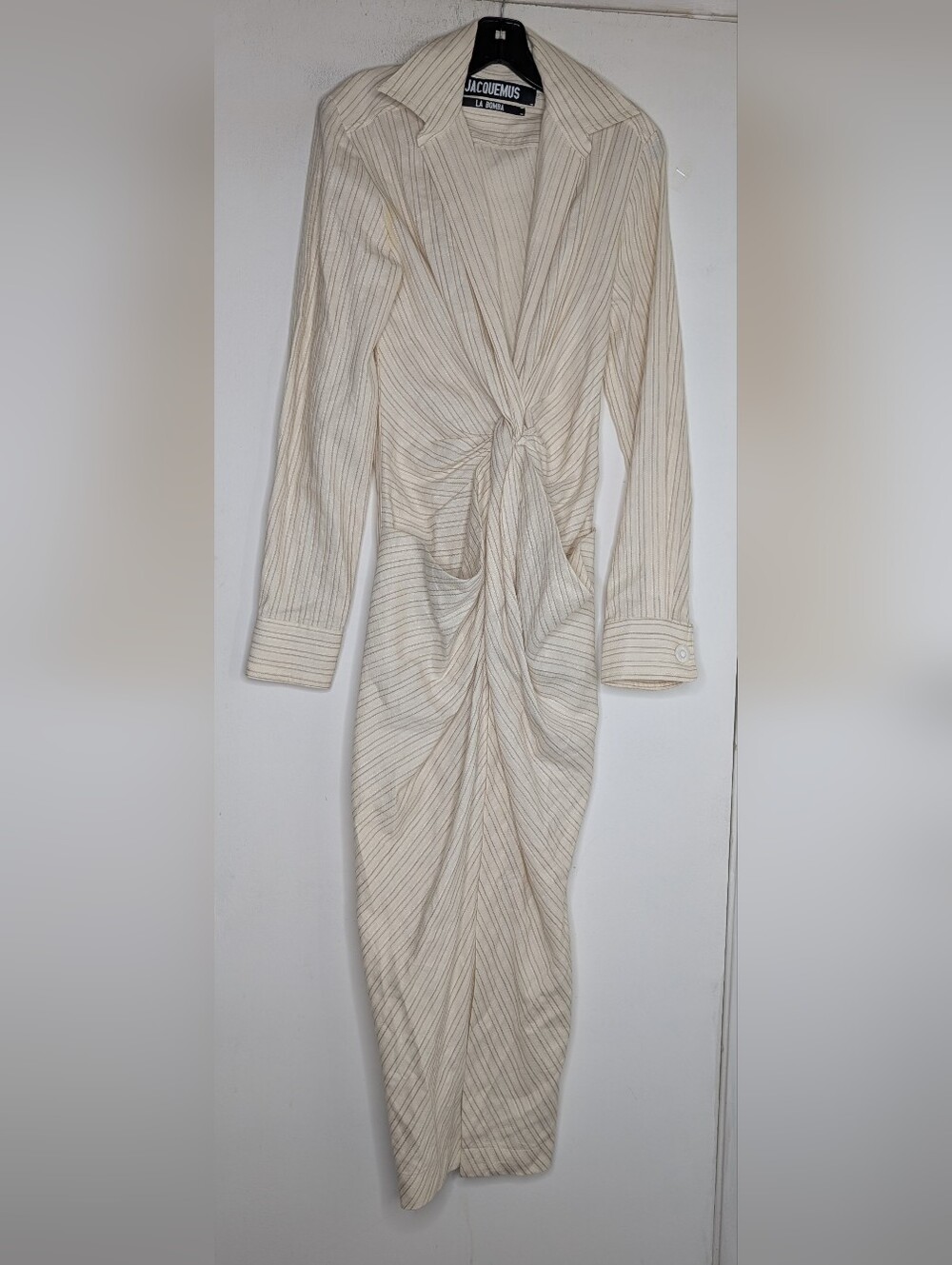 Jacquemus • La Bomba Pinstripe Dress size 34 - Picture 2 of 6